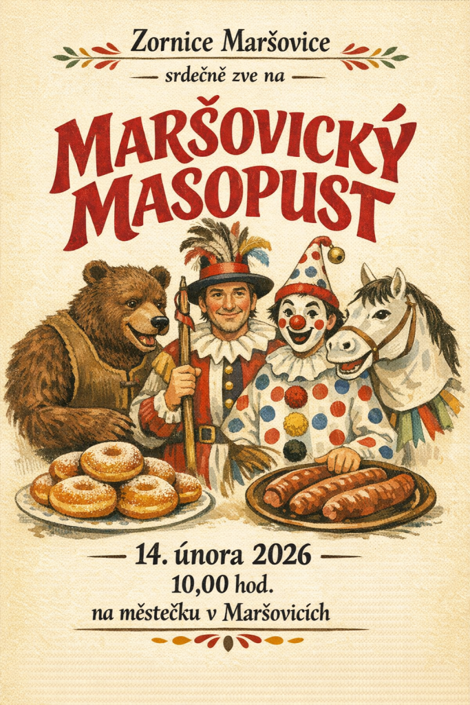 Plakát Maršovický Masopust 2026