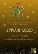 Zpívání koled - plakát