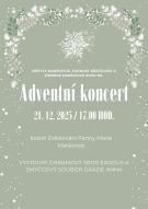 Adventní koncert - plakát